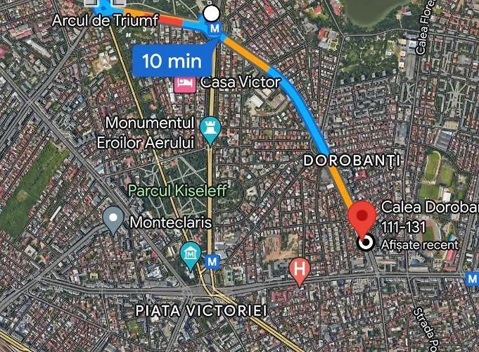 アパート Le Petit Paris- , Dorobanti With A View ブカレスト